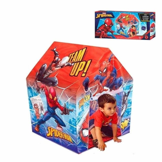 Barraca Casinha Infantil Homem Aranha 2534 Lider Brinquedos