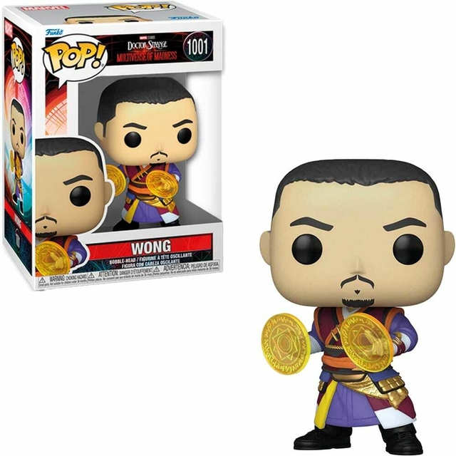 Boneco Funko Pop Marvel Doctor Strange Multiverse Wong 1001