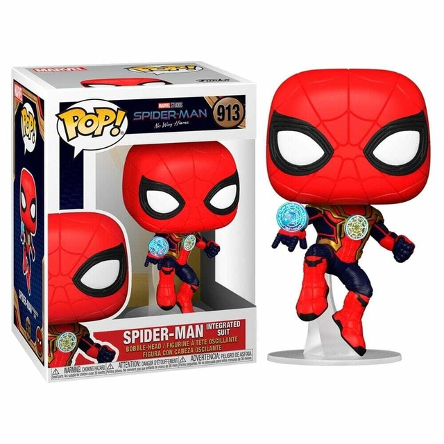Boneco Funko Pop Marvel Spider-Man Integrated Suit 913