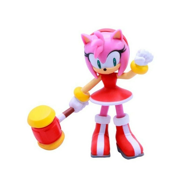 Boneco Sonic The Hedgehog Amy Rose Dc Toys 4134