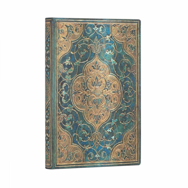 Caderno Paperblanks Turquoise Chronicles Midi 18x13cm Capa Flex Pautado 8226-2