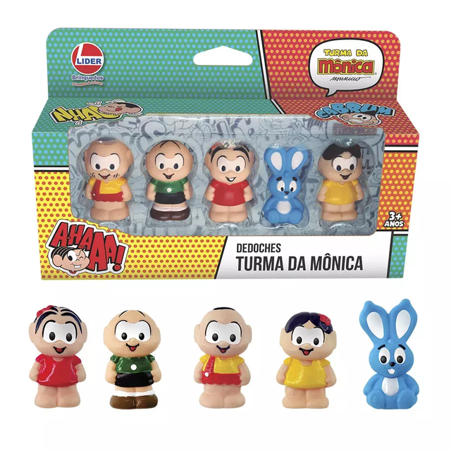 Fantoche De Dedo Dedoches Turma Da Mônica 3009 Lider Brinquedos