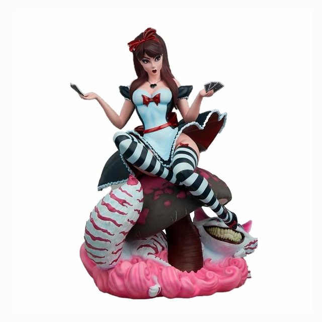 Estátua Alice in Wonderland Game of Hearts Edition - Fairytale Fantasies Statue - Sideshow