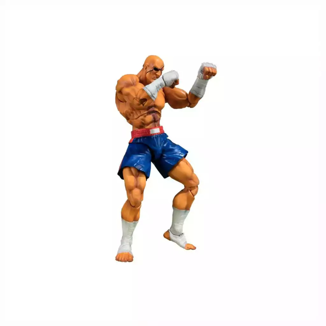 Figura Sagat Street Fighter S.H.Figuarts Bandai Não Lacrado