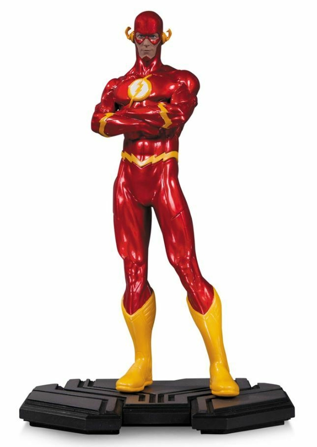 The Flash DC Icons Cold Cast Porcelain Dc Collectibles Ja Exposto 