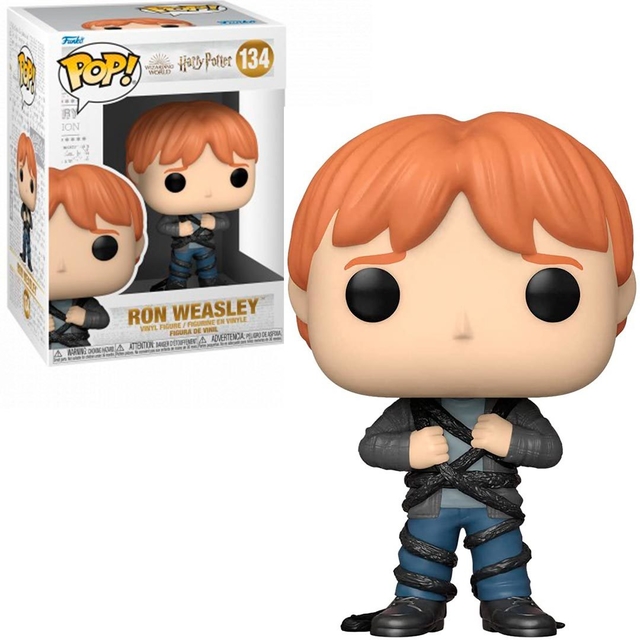 Boneco Funko Pop Harry Potter Ron Weasley With Devil's Snare 134