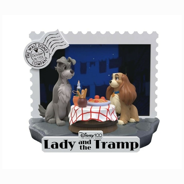 Disney 100 Anos Lady And The Tramp D-Stage 136 Beast Kingdom