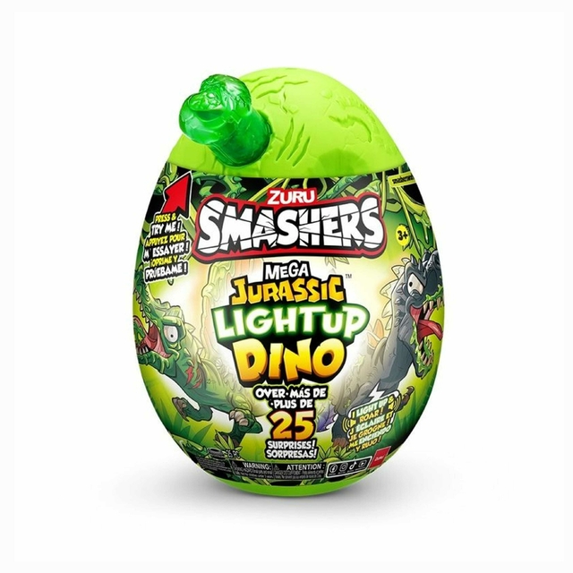 Zuru Smashers Mega Jurassic Lightup Dino Surprise F0128-7 Fun