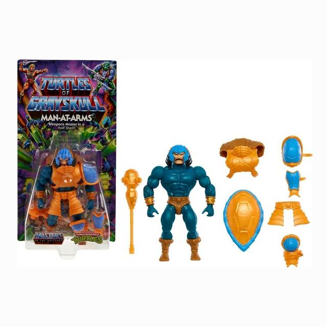 Turtles Of Grayskull Origins Man-At-Arms Hpr04 Mattel