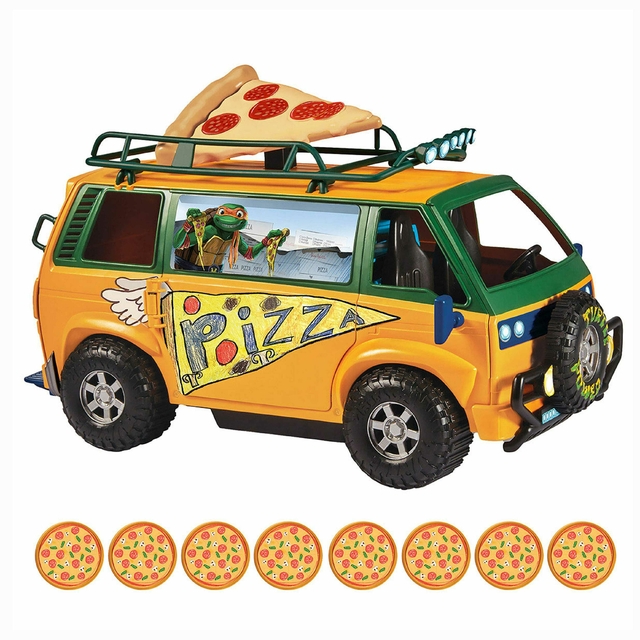 Tartarugas Ninja Caos Mutante Veículo Pizzafire Van 3674 Sunny Playmates