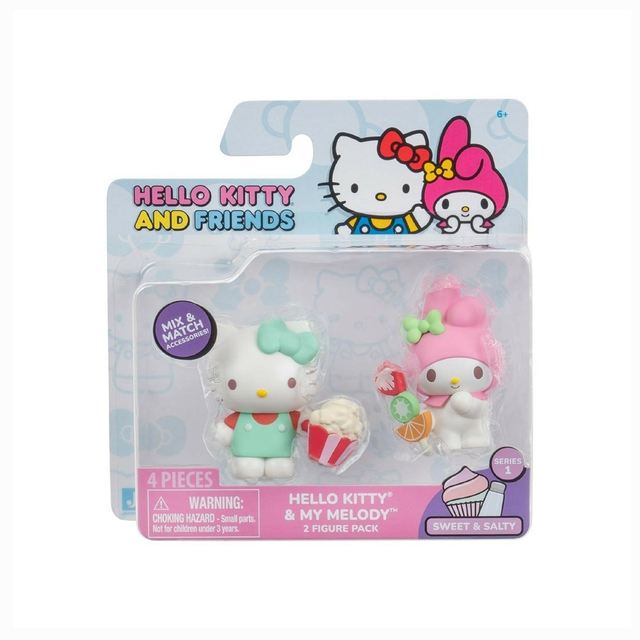 Hello Kitty And Friends Hello Kitty e My Melody Pipoca 3870 Sunny
