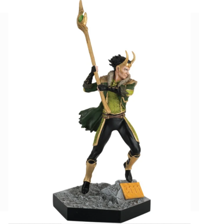 Estátua Marvel Vs. 1:16 Dynamic Statue Loki Eaglemoss