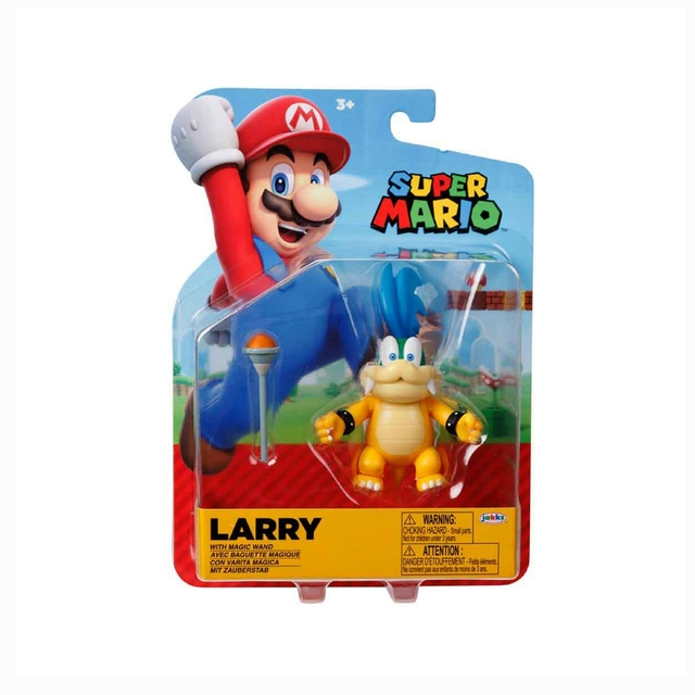 Super Mario Boneco Larry Com Varinha Mágica 11 Cm 4200 Sunny