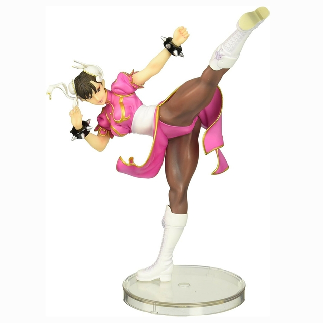 Street Fighter Bishoujo Statue Chun-Li Pink Costume Kotobukiya 