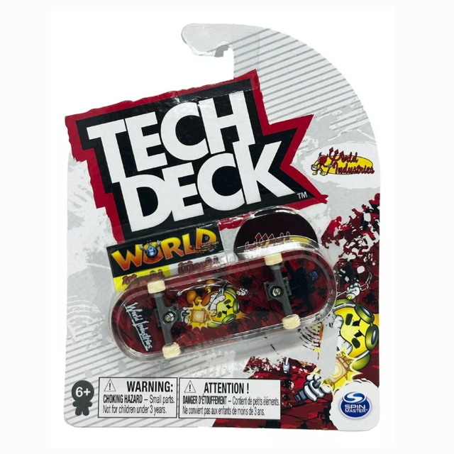Tech Deck Skate De Dedo 96mm World Industries Red 2890 Sunny Spin Master
