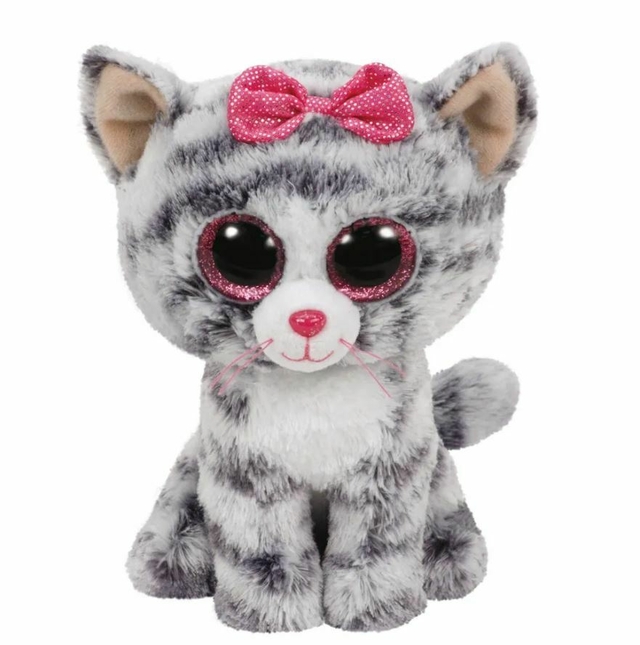 Pelúcia Beanie Boos Ty Gatinha Kiki 22 Cm Toyng 44109