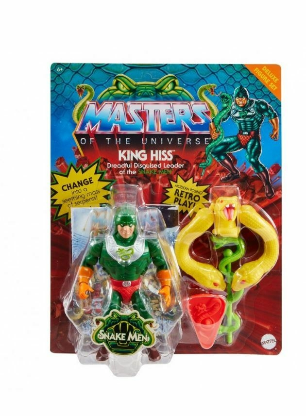 Boneco Masters Of The Universe Motu King Hiss Snake Man Gvl75 Mattel