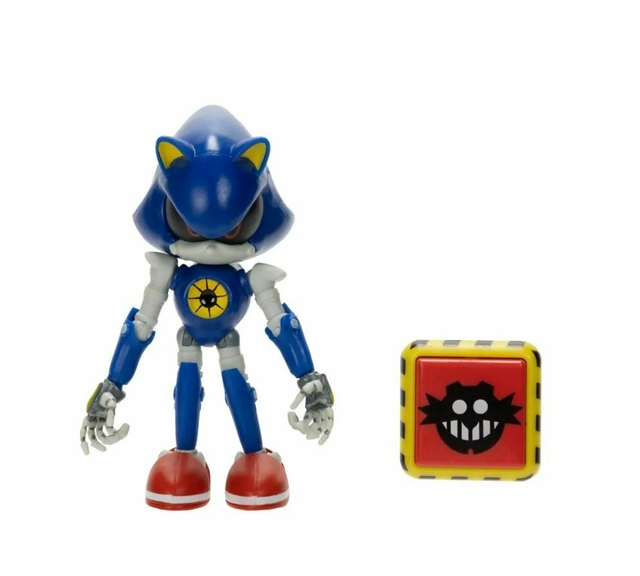 Boneco Articulado Metal Sonic- Sonic The Hedgehog 9cm Sunny 4236
