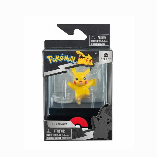 Pokemon Figuras de Batalha 5cm com Case Pikachu 3282