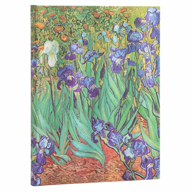 Caderno Paperblanks Van Gogh's Irises Ultra Capa Dura Pautado 23x18cm 8202-6