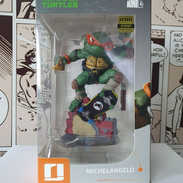 MiniCo Exclusivo Michelangelo - Teenage Mutant Ninja Turtles - Event Exclusive CCXP 2023