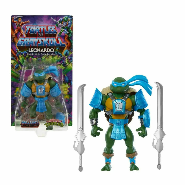 Turtles Of Grayskull Origins Leonardo Hpr01 Mattel