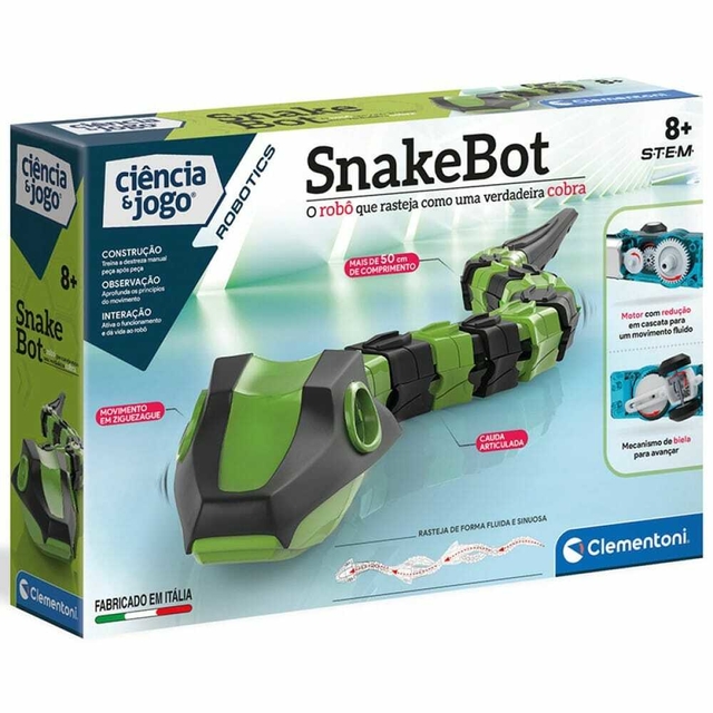 SnakeBot Cobra Robô Clementoni F00801 Fun