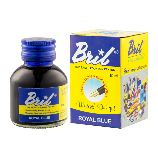Frasco De Tinta Bril - Royal Blue Azul Real 60 ml