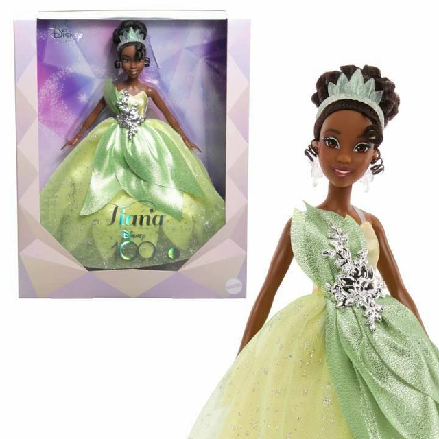Disney Collector Boneca Tiana Celebração 100 Anos Hlx61 Mattel