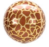 Globo esfera 4D jirafa Animalprint