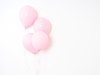 GLOBOS ROSA PASTEL X 5