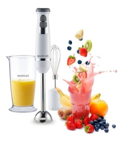 Mixer Minipimer Smartlife Sl sm6038wpn 600w Batidor Varilla Metalica