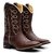 Bota Texana Masculina Bico Quadrado Marrom 7MBoots