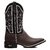 Bota Texana Feminina Quadrado Marrom 7MBoots