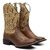 Bota Texana Feminina Bico Quadrado Marrom 7MBoots