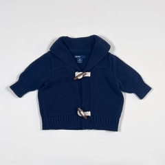 TALLE 0/3 MESES - CARDIGAN HILO AZUL - GAP