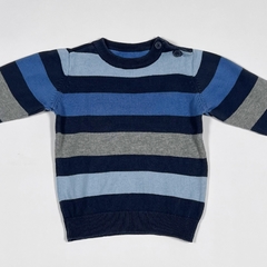 TALLE 74 ( 3/6 MESES ) - SWEATER TEJIDO RAYADO - BABY CLUB - comprar online