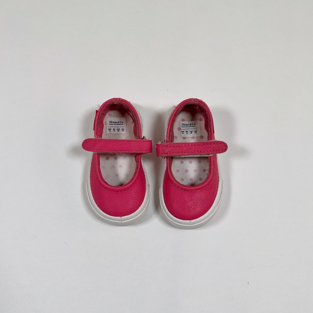 TALLE 19 SUELA 13.5 CM GUILLERMINA ECO CUERO FUCSIA MIMO