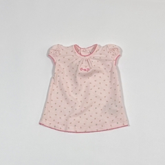 TALLE 3 MESES - CONJUNTO ALGODON LIVIANO REMERA C/SHORT ROSA - G DE B - comprar online