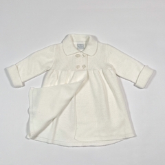 TALLE 6 MESES - SACO TEJIDO LANA CRUDO - MAGDALENA ESPOSITO - comprar online