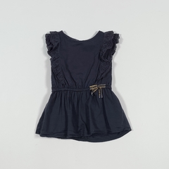 TALLE 6 MESES - VESTIDO S/MANGA AZUL VOLADOS C/BOMBACHA - OSHKOSH - comprar online