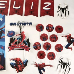 Kit decoración para cumpleaños Hombre Araña Spiderman - comprar online