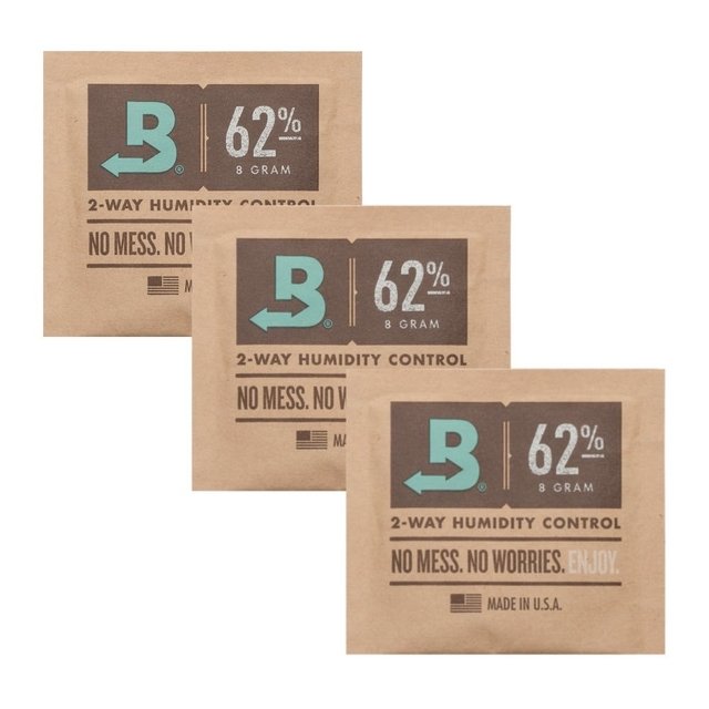 BOVEDA 62% - 8g kit c/3un umidificador ervas fumos alimentos