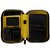 Porta charutos NERONE Travel Case couro preto/amarelo