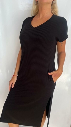 VESTIDO FRANCA ESCOTE V