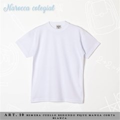 REMERA DE PIQUE MANGA CORTA - NAROCCA T. 2 AL 16 - Art. 10 - comprar online