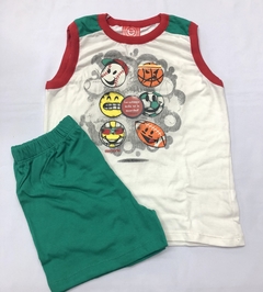 PIJAMA DE NIÑO SIN MANGA CON ESTAMPA - LIQUIDACION - ELEMENTO - ART: 832