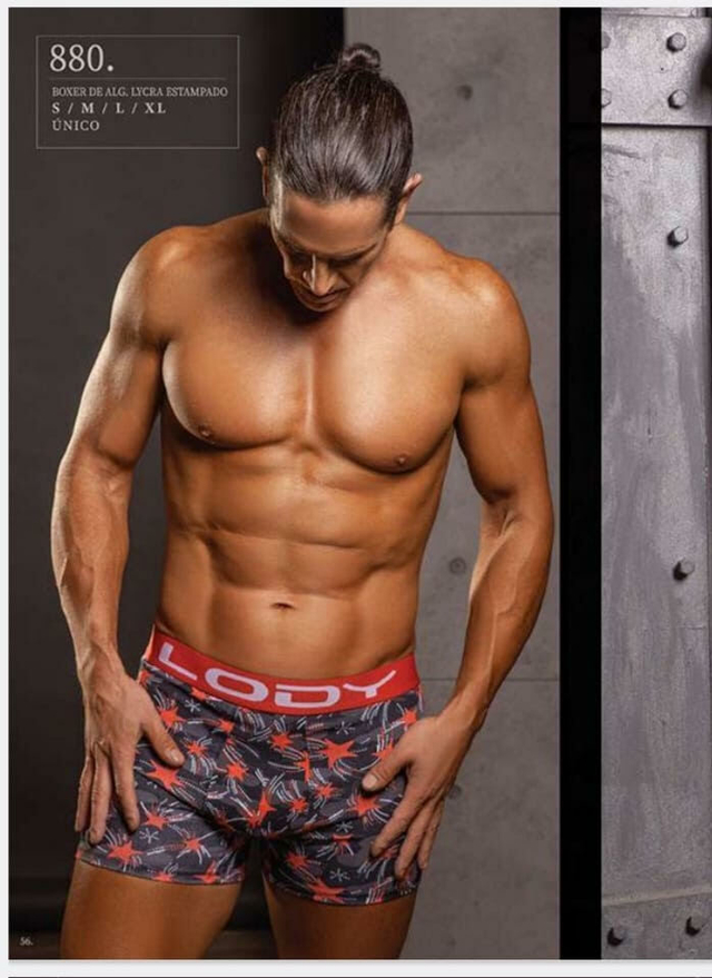 BOXER ALGODON Y LYCRA ESTRELLAS LODY ART 880