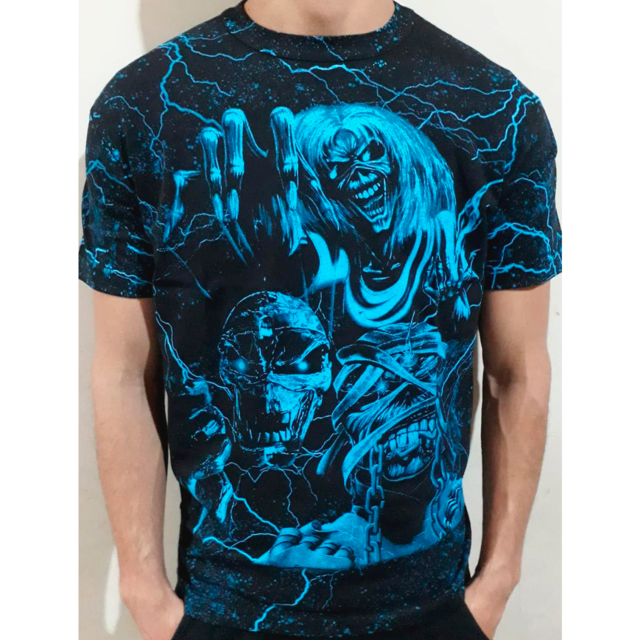 Remera Oversize Full Estampa Iron Maiden KITCH TECH