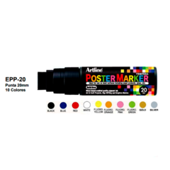 Marcador Artline Poster Marker 20mm C/ Tinta - comprar online